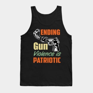 Ending Gun Violence is Patriotic Tank Top